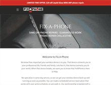 Tablet Screenshot of fixaphone.com